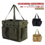 大きい 折り畳み式 薪ケース コンテナ バッグ 収納バッグ キャンプ 帆布 撥水仕様 道具入れ ソフトコンテナ大容量 バーベキュー 大型収納袋 ツール