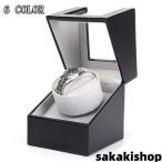 ショッピング自動巻き ワインディングマシーン1本ウォッチワインダー自動巻き上げ機機械式1本巻腕時計ケース静音設計ギフトレザー調腕時計収納プレゼントマブチモーター