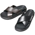 MAURO de BARI（マウロ ディ バリ）ナッパレザークロスストラップサンダル 1730 15121001039