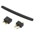 Yahoo! Yahoo!ショッピング(ヤフー ショッピング)【送料全国一律270円】EAGLE（イーグル）/2302-BK/トップレーシング ミニ2Pコネクター オスメス1セット（ブラック）