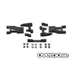 【送料全国一律270円】OVERDOSE(オーバードーズ)/OD2192/アジャスタブルアルミリヤサスアーム ( トレーリングアングル 5°/For YD-2/ ブラック )