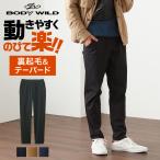 【土日限定全品P15倍】 グンゼ ボディワイルド ストレッチパンツ メンズ 秋冬 テーパード 裏起毛 男性 ボトムス GUNZE BODYWILD