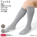 ショッピンググンゼ グンゼ ソックス 靴下 レディース 3WAYハイ丈 シアーラメ THS230 22-25 GUNZE Tuche トゥシェ THS230
