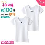 グンゼ キッズ 子供 インナー 女の子 綿100% 厚地 ジュニア ガールズ 半袖 肌着 下着 抗菌防臭 キッズインナー 部屋干し対応 100-160