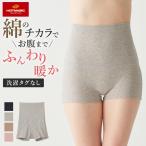 グンゼ 腹巻きパンツ 腹巻付きショーツ レディース 秋冬 暖かい あったか 吸湿発熱 綿 カットオフ 起毛 保湿 ボクサー HOTMAGIC ホットマジック MH7768 M-LL