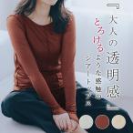ショッピンググンゼ グンゼ ロングスリーブ レディース 年間 シア―トップス シア―リブ レイヤード 重ね着 柔らかい おしゃれ 女性 シンプルきりっぱなし カットオフ