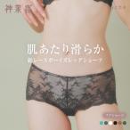 グンゼ ショーツ レディース 一分丈 ボーイズレッグ ボクサーパンツ 総レース セクシー かわいい オシャレ ボックスショーツ 透け感 トゥシェ GUNZE JS1063H M L