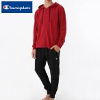 【送料無料】 パジャマ ルームウェア メンズ チャンピオン Champion セットアップ 長袖 長パンツ 紳士 OM8528W M〜L 冬 グンゼ GUNZE