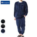 Champion チャンピオン セットアップ 長袖長パンツ メンズ 紳士 ルームウェア ボア 厚手 あったか 秋冬 OM8600 M〜LL GUNZE グンゼ