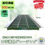 グレーチング U字溝 HGU-300-25 溝幅300mm用 乗用車荷重 規格 T-2 溝 蓋 側溝 普及型 並目 法山本店