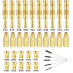 Minimprover ３０個セット メインジェット パイロットジェット キャブレターセッティング ケイヒンジェットに交換 CVK PE PWK OK