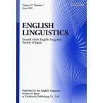 ENGLISH LINGUISTICS Journal of the English Linguistic Society of Japan Volume27，Number1（2010June）
