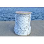 16ｍｍ100ｍWBスーパーエステル24打ホワイトロープ