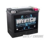 ショッピングCHROME 9800-4010 ハーレー WESTCO（ウエストコ）バッテリー 91-96ダイナ ソフテイル OEM 65989-90B