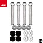 【セール5/25まで】GIVI D2170KIT スクリーン取付用 フィッティングキット 2170DT / 2170D対応 ステーセット｜YAMAHA NMAX 125 対応