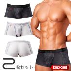 2枚パンツセット GX3/ジーバイスリー GLOSS SPORTS モノトーン ボクサーパンツ