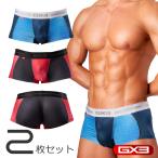 2枚パンツセット GX3/ジーバイスリー GLOSS SPORTS COLOR ボクサーパンツ