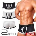 2枚パンツセット GX3/ジーバイスリー GLOSS TOUCH MONOTONE ボクサーパンツ