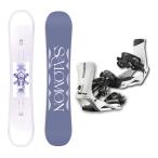 スノーボード SALOMON LOTUS & RHYTHM ビンディング 2点セット 2025. レディス モデル ＊バイン取付無料＊！