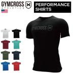 040 【送料無料】 GYMCROSS(ジムクロス)【PERFORMANCE】トレーニング フィットネスウェア ラグランスリーブTシャツ 半袖 ストレッチ【メンズ】gc-040