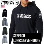 GYMCROSS ( Jim Cross ) тренировка фитнес одежда спортивная фуфайка la gran рукав Parker длинный рукав стрейч [ мужской ]gc-093