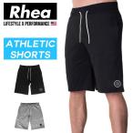 005 Rhea(レアー) トレーニングウェア フィットネス ストリートワークアウト ハーフパンツ スウェット ストレッチ【メンズ】