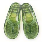 ギョサン　メンズ　４Ｌ　抹茶クリア　（PEARL　パール　ビーチサンダル　トングサンダル　日本製）　