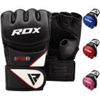 送料無料 正規品 RDX  ハイドレザー オープンフィンガー グローブ 空手 格闘技 MMA