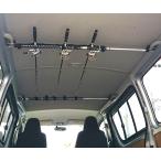 クレトム CFD-17 ロッドホルダー5本用(1本) サイズ780×35（リア用）、150×150（フロント用　カラー：ブラック