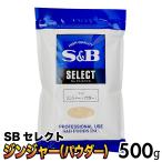 SB セレクト 「 ジンジャーパウダー 」 500g 大容量 スパイス S＆B ジンジャー パウダー 生姜 エスビー食品  香辛料 ショウガ JC