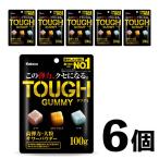タフグミ 100g ×6点セット 集中 ハード グミ 高弾力 大粒 食感 食べ応え まとめ買い おやつ 間食 オフィス スイーツ 徳用 菓子 「タフグミ」 JC
