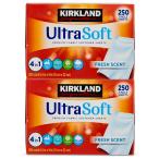 ショッピングシグネチャー カークランドシグネチャー ウルトラ ソフト 柔軟剤シート 250枚入り x 2パック　1725830