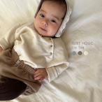 ベビー服 子供服 赤ちゃん 長袖 カットソー ロングＴ  白 カーキ ブラウン 男の子 女の子 70 80 90