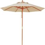 タカショー マーケットパラソル 2.1m ベージュ ACT-21BE 1本（直送品）