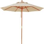 タカショー マーケットパラソル 2.7m ベージュ ACT-27BE 1本（直送品）