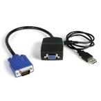 2ポートVGAディスプレイ分配器　USBバスパワー対応　ST122LE　1個　StarTech.com（直送品）