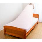 フィビアンテキスタイル ぐーんと伸びるぴったりフィットシーツ ダブル 綿タオル地ピンク a2598310 1個（直送品）