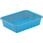 愛用かご浅型大 ブルー ANIK030 1セット（20個） 岐阜プラスチック工業（直送品）