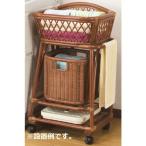 ファミリー・ライフ ラタン2段ランドリーラック 幅440mm 1台　（直送品）