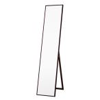 永井興産 細枠スタンドミラー（32） BR（ブラウン）幅320×奥行38～515×高さ1530mm　NK-2BR　1台（直送品）