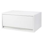 無印良品 再生ポリプロピレン入り 小物収納ケース ワイド 大 ホワイトグレー 約幅３７×奥行２６×高さ１７．５ｃｍ 良品計画