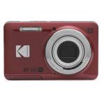 KODAK（コダック） デジカメ カメラ コンパクトデジタルカメラ レッド 16MP 光学5倍ズーム 広角 2.7インチ液晶 リチウムバッテリー式
