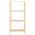 無印良品 パイン材ユニットシェルフ 58cm幅 中 幅58x奥行39.5x高さ120cm 良品計画