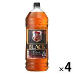ブラックニッカクリア　37度　4L ペット　1セット（1本×4）　ニッカ　ウイスキー
