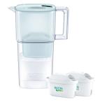 ブリタ（BRITA）ポット型 浄水器 リクエリ パウダーブルー カートリッジ2個付き