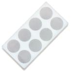 シリコンモールド 丸8個　薄型　シリコンゴム クラフト 型 チョコレート 洋菓子　レジン 粘土 型取り マイナス40℃〜220℃対応