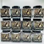 カーターズ 万年筆 インクボトル ケース ヴィンテージ ガラス 12x カナダのガチョウの飛行 Carter's Fountain Pen Ink Bottles Case Vintage Glass 12