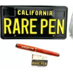 ヴィンテージ カーターズインクス 万年筆 コーラル セルロイド 14K メッド フレックス ペン先復元済み Vintage CARTER'S INX Fountain Pen