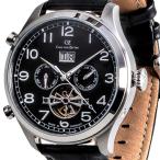 Carl von Zeyten カール・フォン・ツォイテン 自動巻き（手巻き機能あり） 腕時計　[CvZ0003BK] 並行輸入品   カレンダー スケルトン