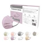 Ω pleat Omega pleat mask 30 sheets bai color non-woven disposable adult color box solid piece packing color scheme firm premium Fit mask 